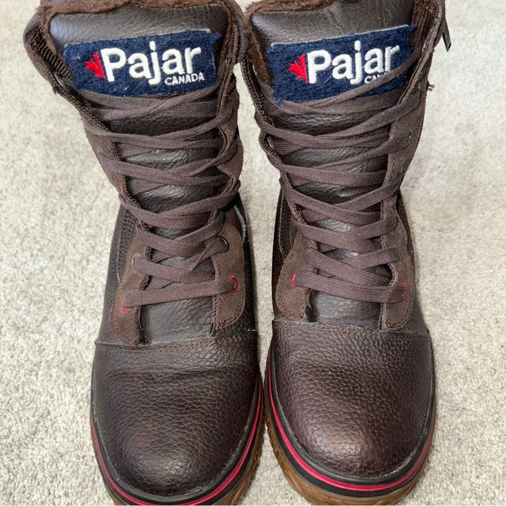 Pajar Men's Brown Leather Boots